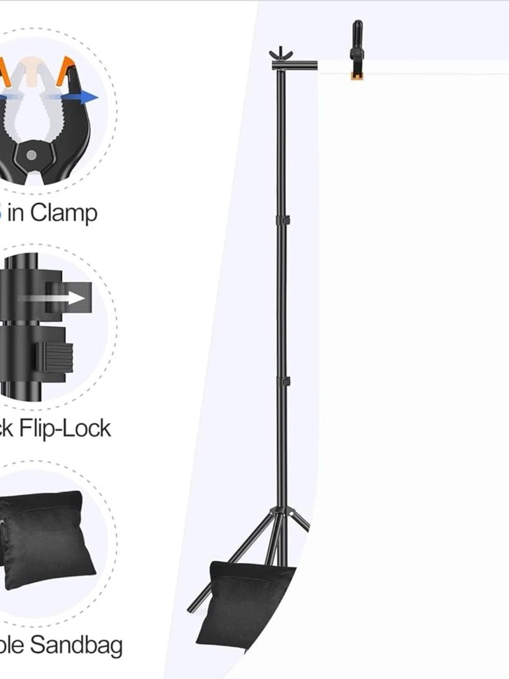 EMART Backdrop stand - Picture 4 of 4